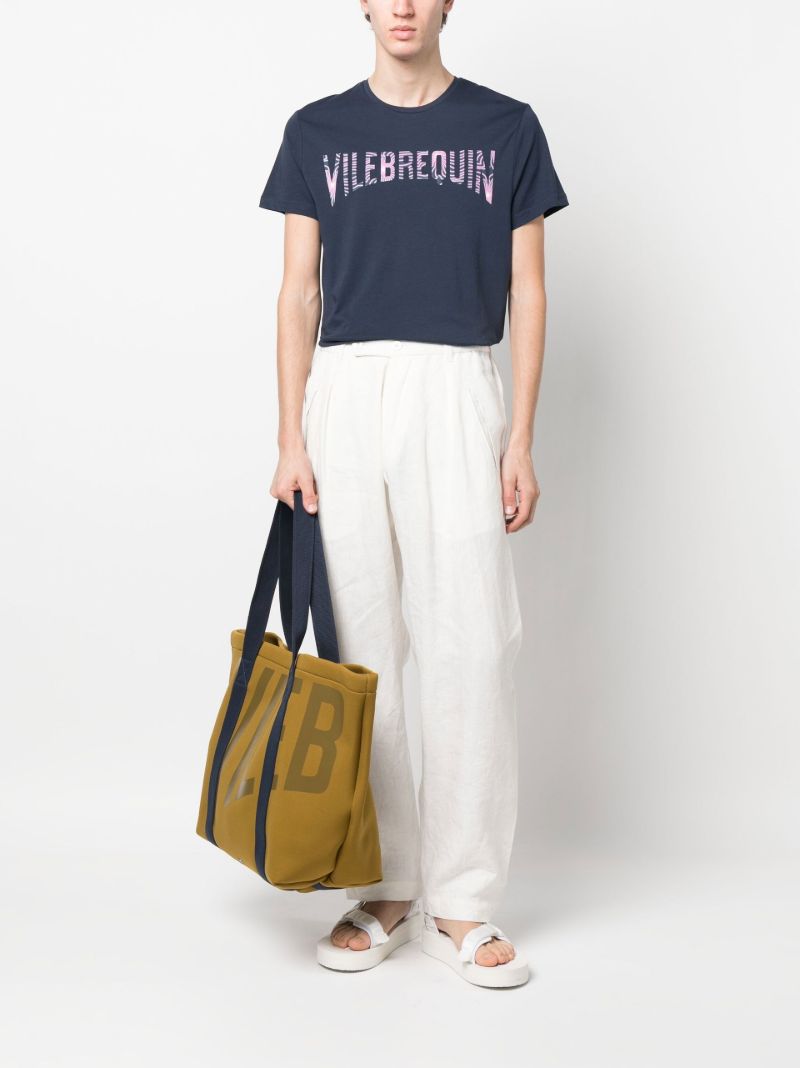 Blue Thom Logo Print T-shirt