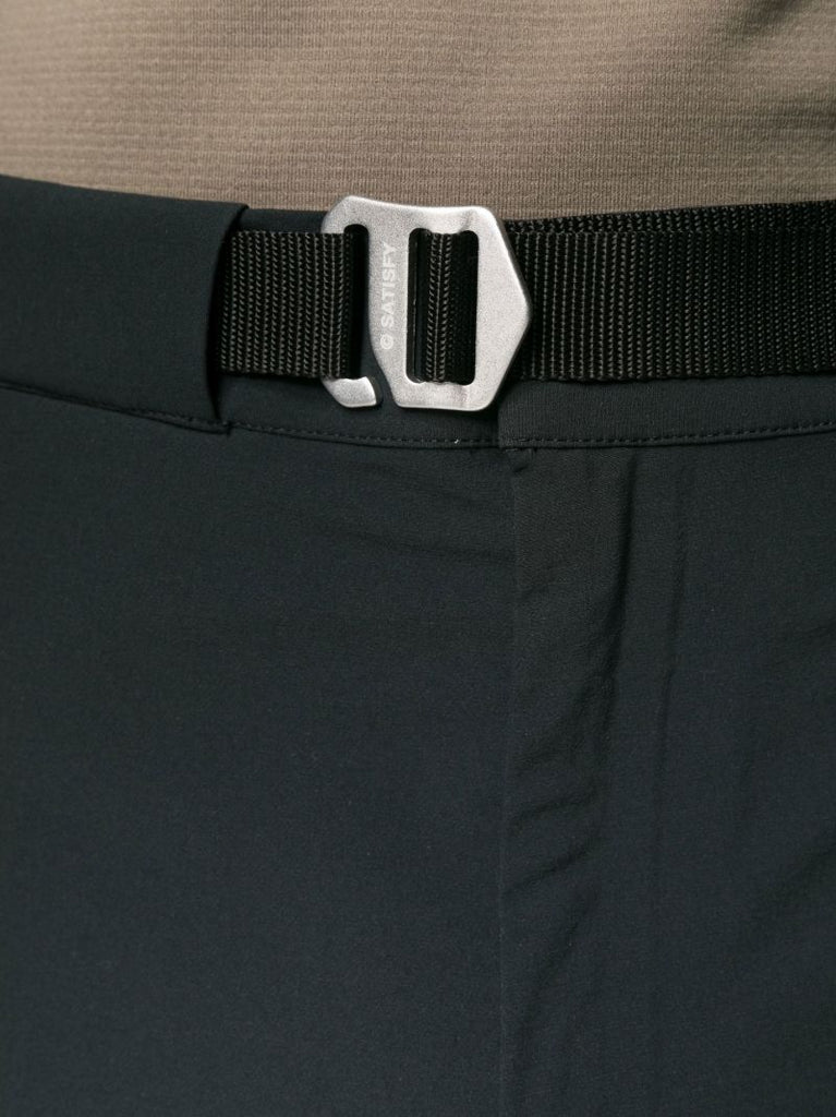 Black Peaceshell Straight Leg Trousers