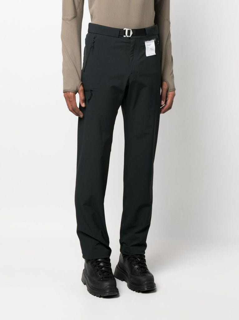 Black Peaceshell Straight Leg Trousers