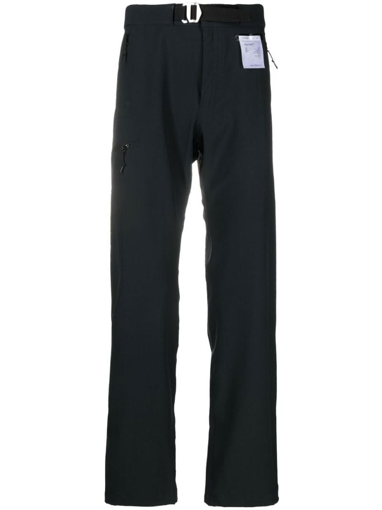 Black Peaceshell Straight Leg Trousers