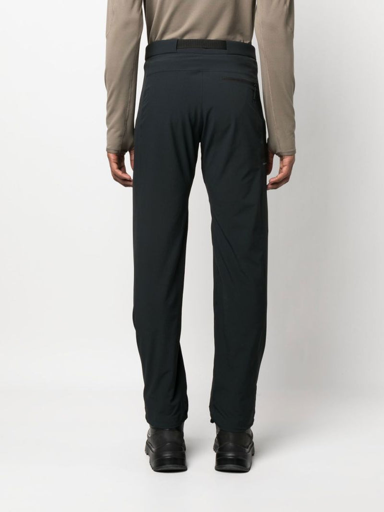 Black Peaceshell Straight Leg Trousers