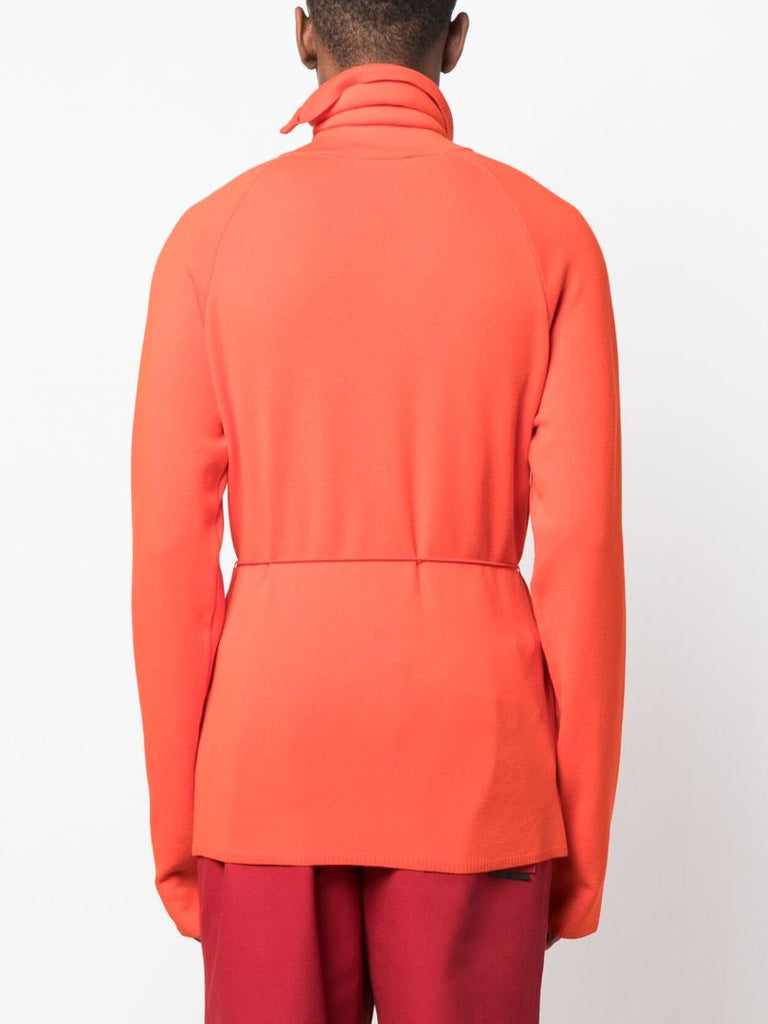 Red Roll Neck Sweater