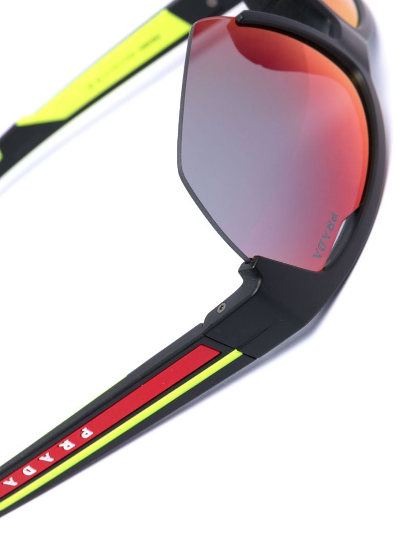 Black Linea Rossa Sport Sunglasses