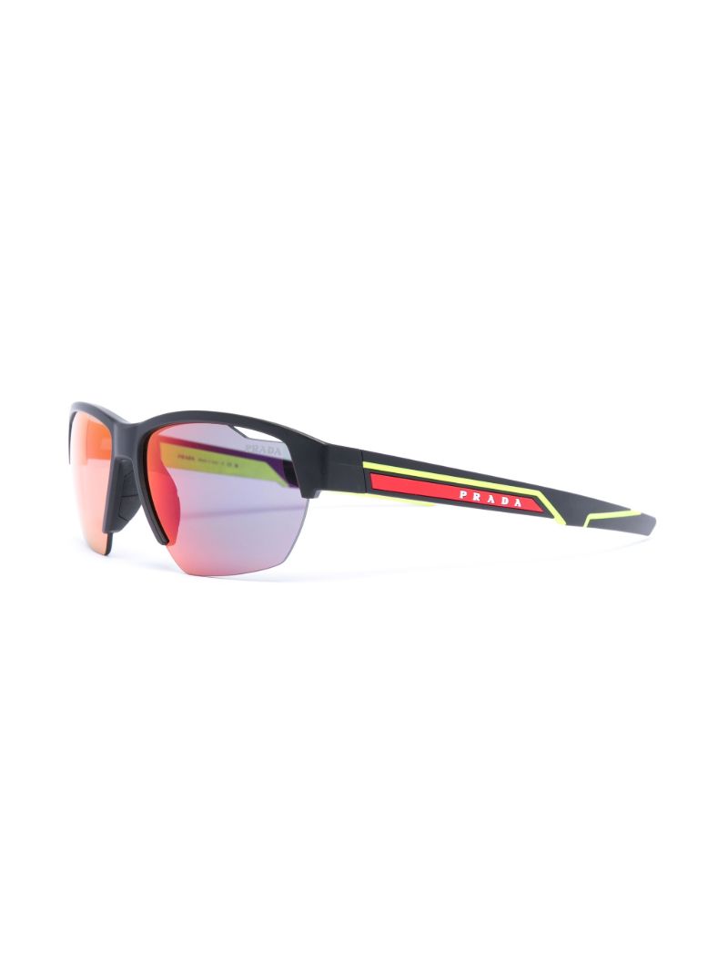 Black Linea Rossa Sport Sunglasses