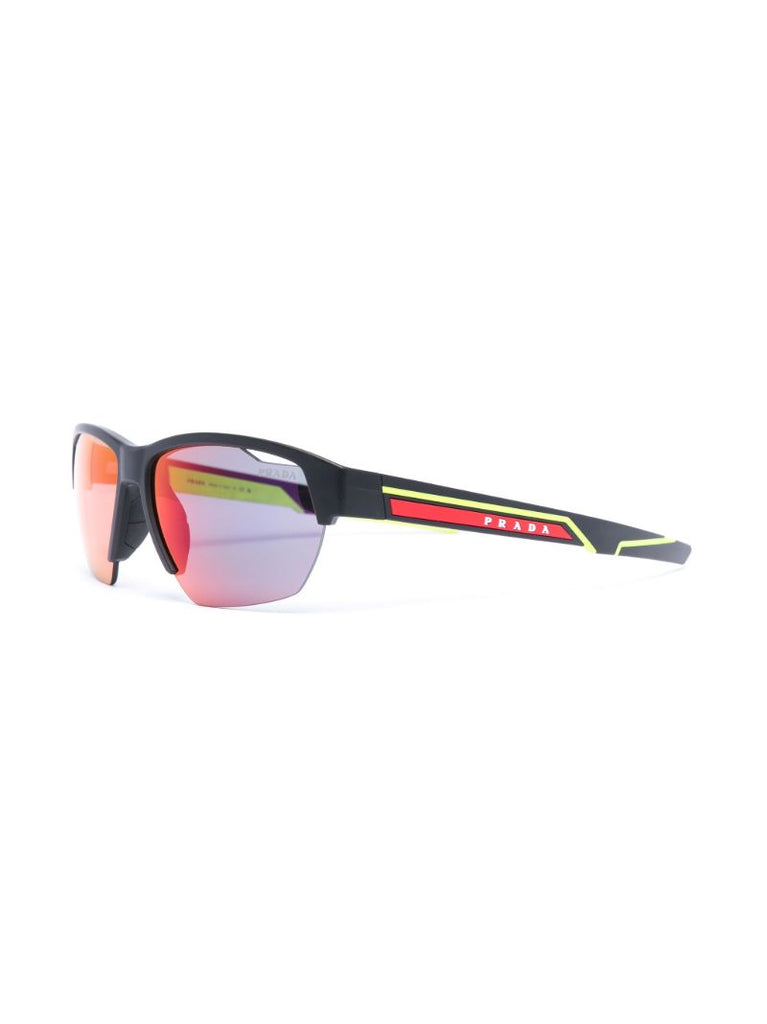 Black Linea Rossa Sport Sunglasses