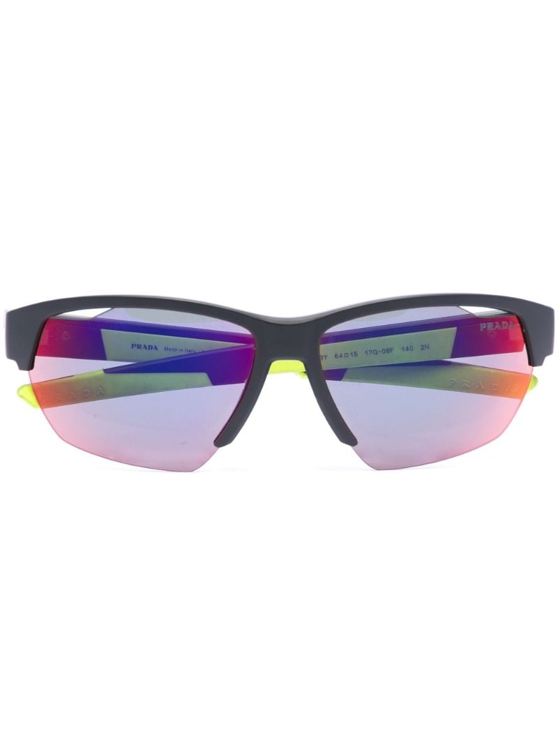 Black Linea Rossa Sport Sunglasses