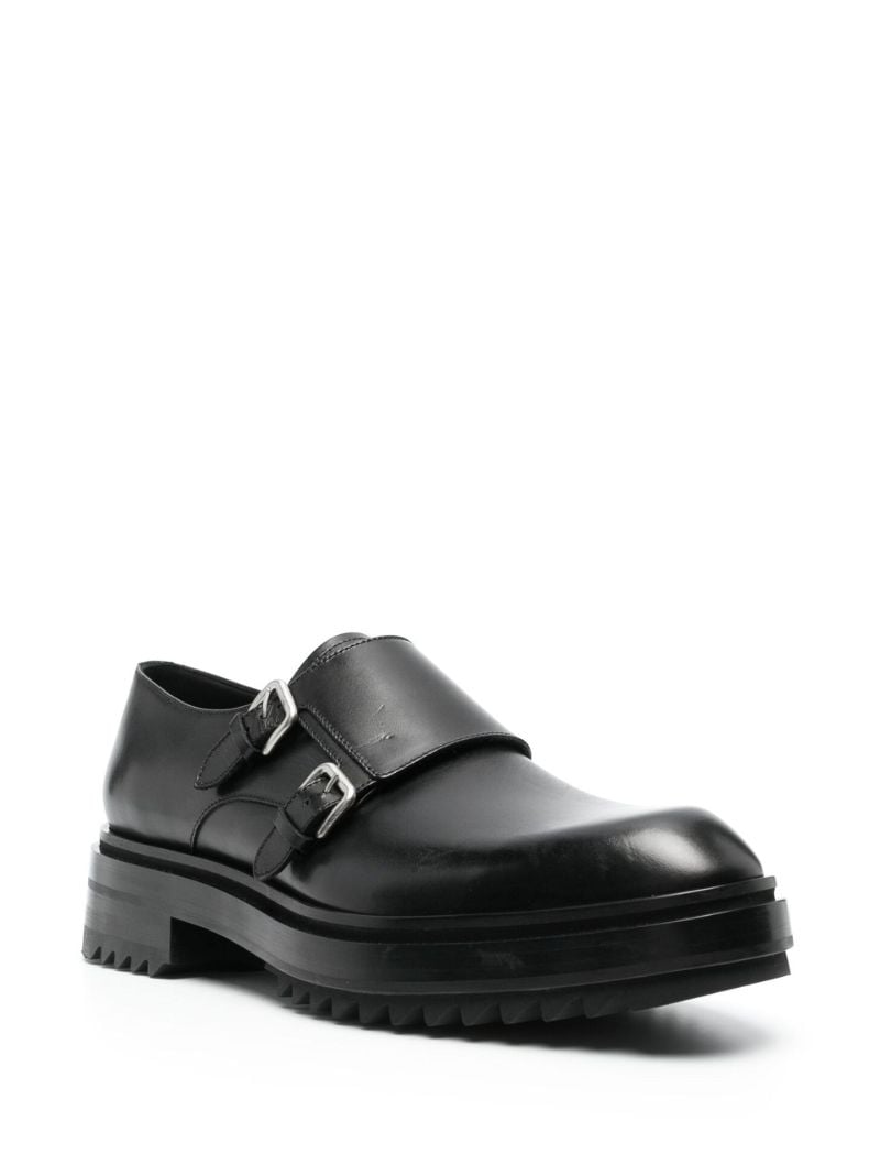 Black Alto Monk Shoes
