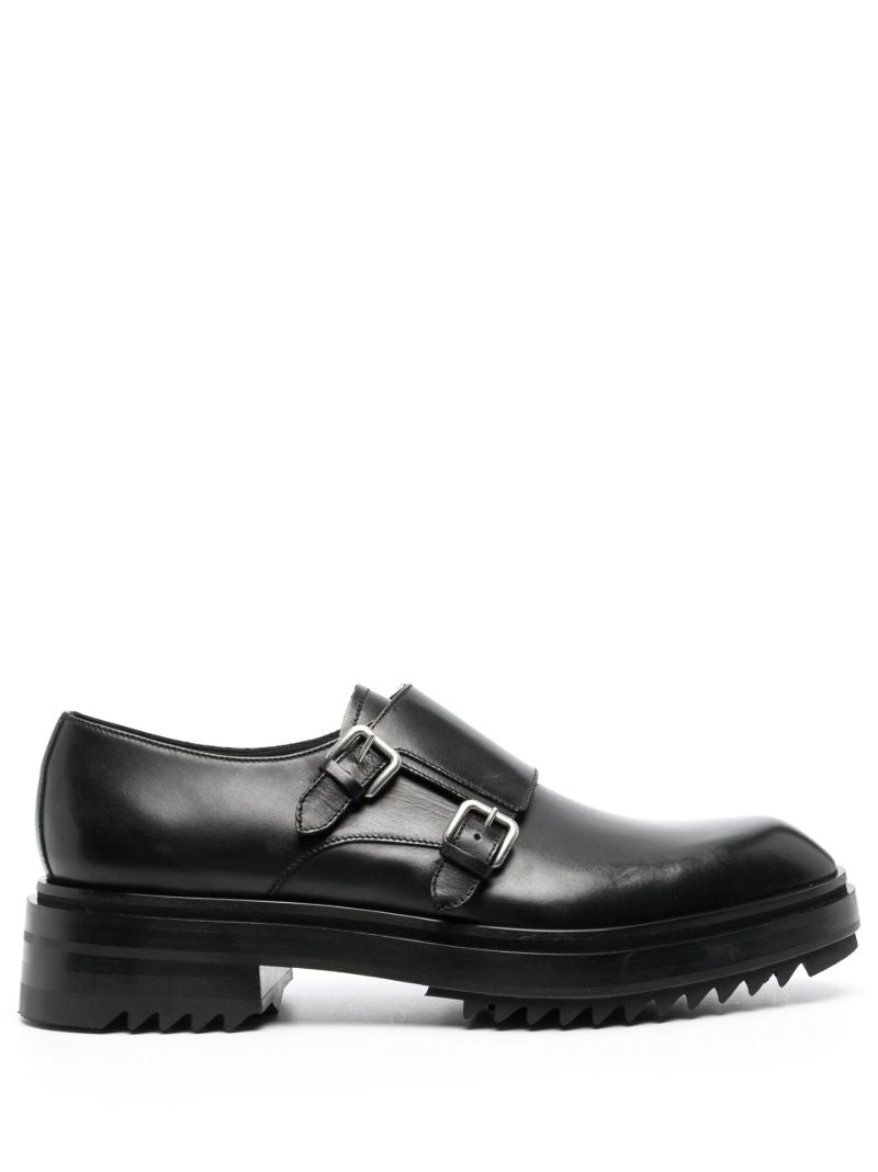 Black Alto Monk Shoes