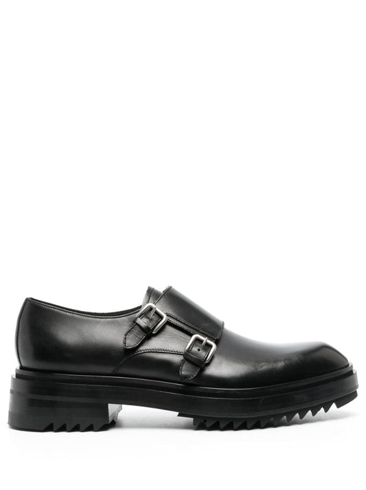Black Alto Monk Shoes