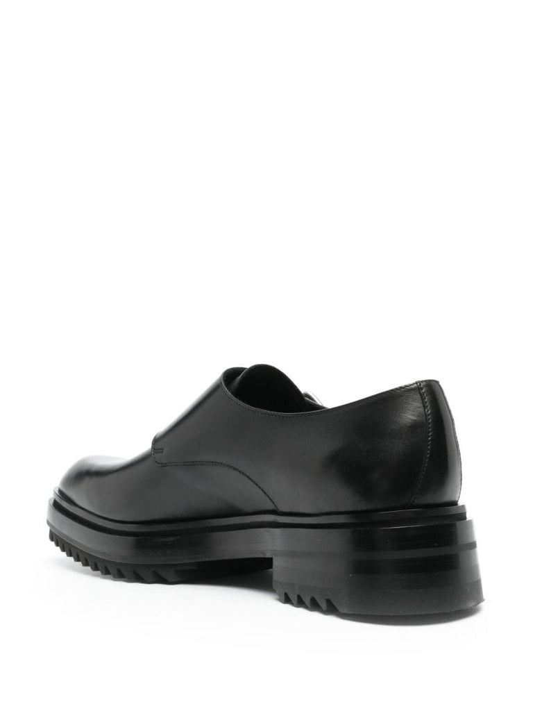 Black Alto Monk Shoes