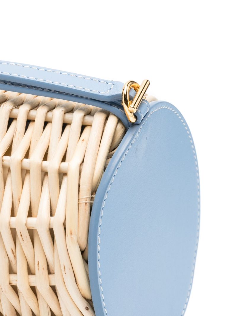 Neutral Le Panier Seau Wicker Bucket Bag