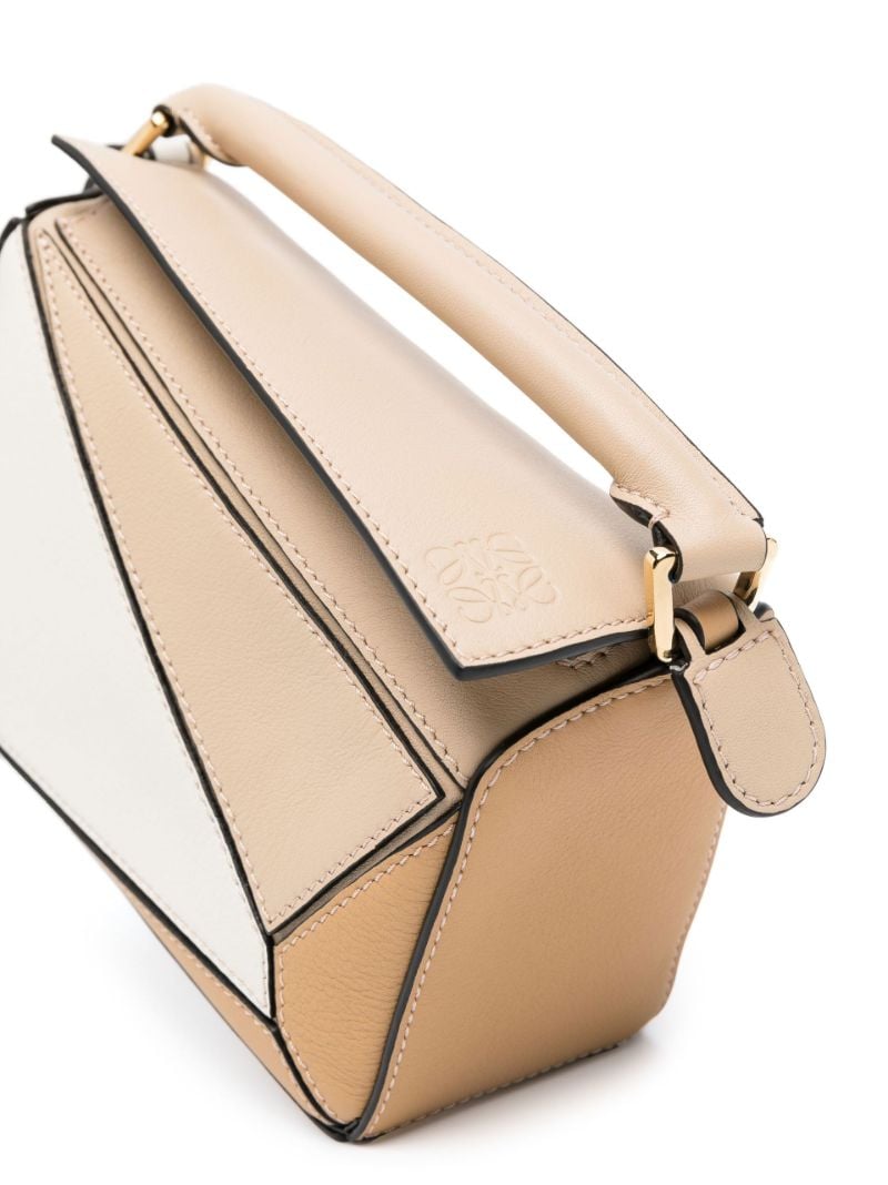 Neutral Mini Puzzle Shoulder Bag