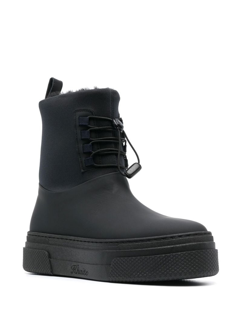 Black Culver Leather Ankle Boots