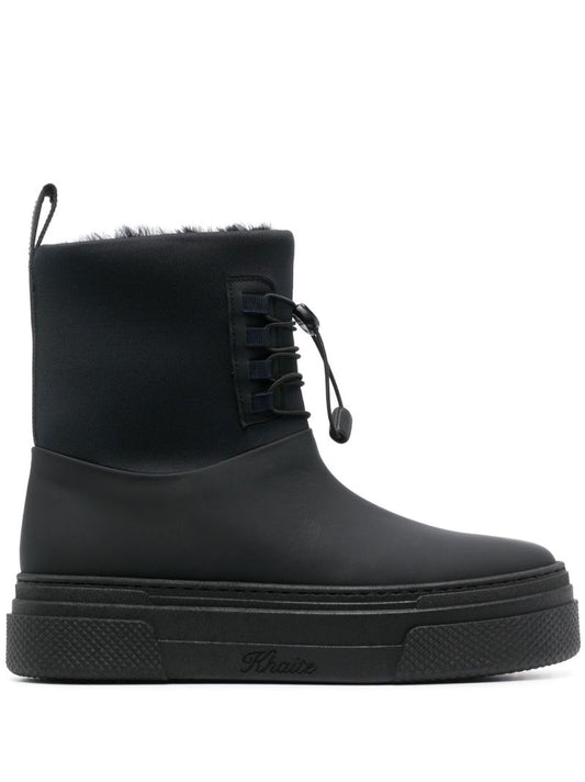 Black Culver Leather Ankle Boots
