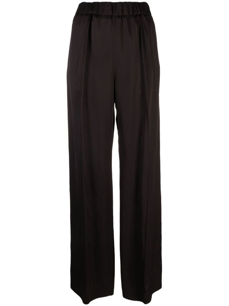 Brown Wide-leg Trousers