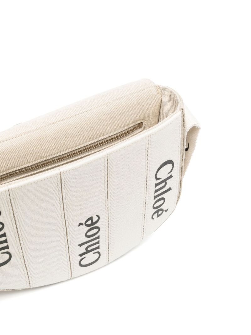 Beige Woody Multiwebbing Cross Body Bag