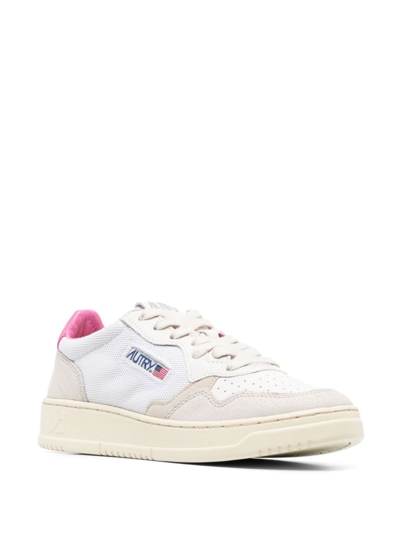 White Medalist Low-top Sneakers