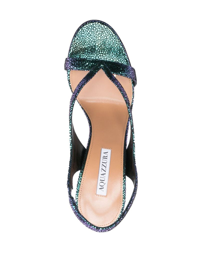 Blue Very Izzy 105 Leather Sandals