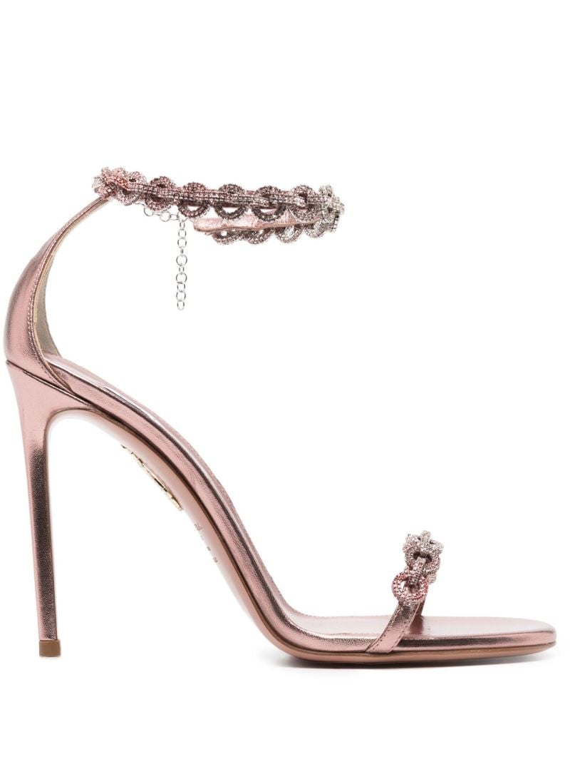 Pink Love Link 105 Leather Sandals