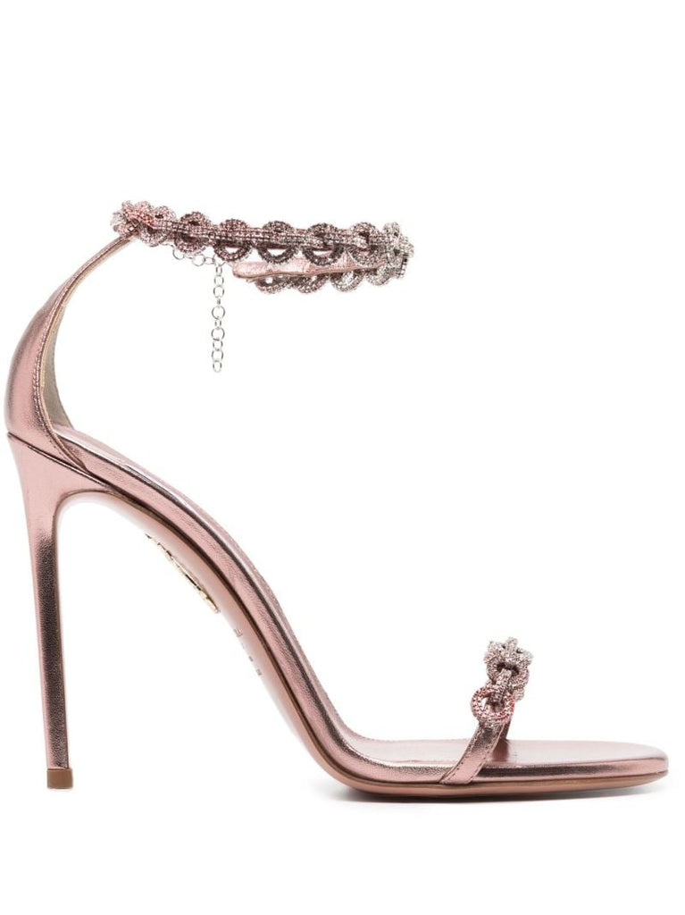 Pink Love Link 105 Leather Sandals
