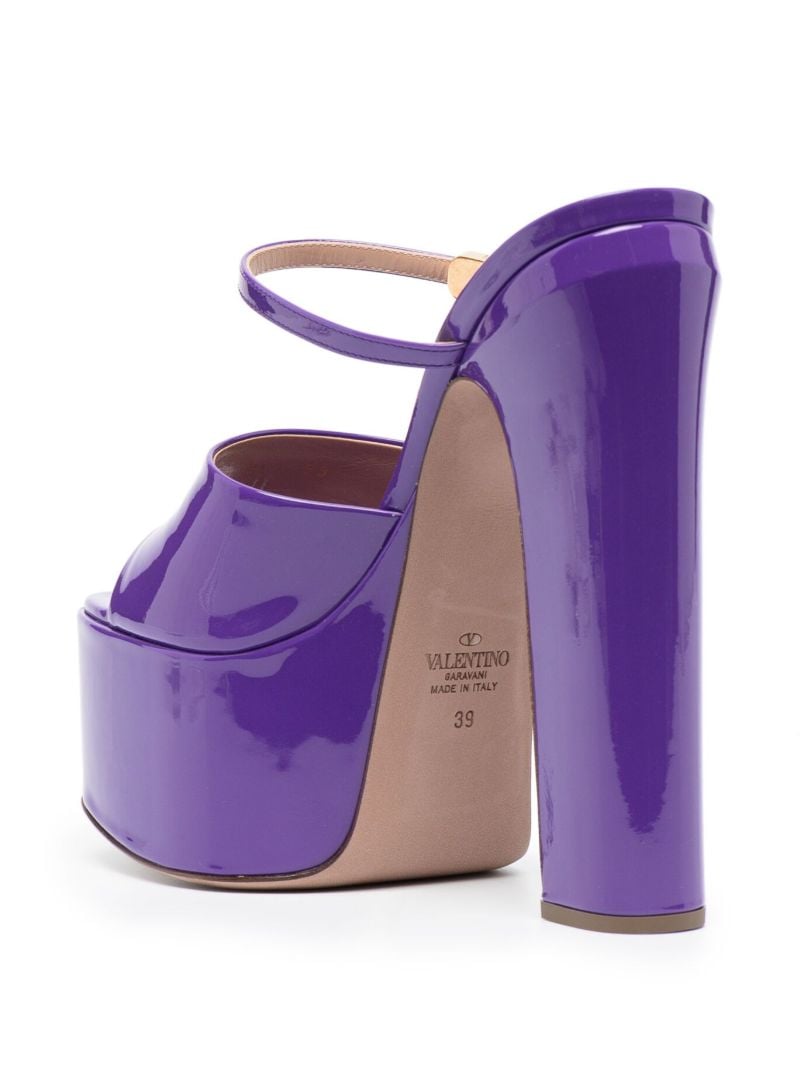 Purple Tan-go 170 Platform Mules