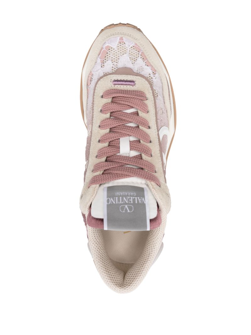 Pink Lacerunner Low-top Sneakers