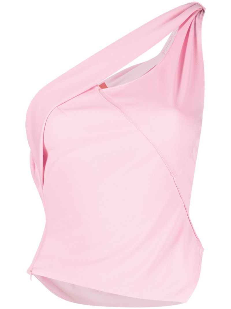 Pink Forever One-shoulder Top
