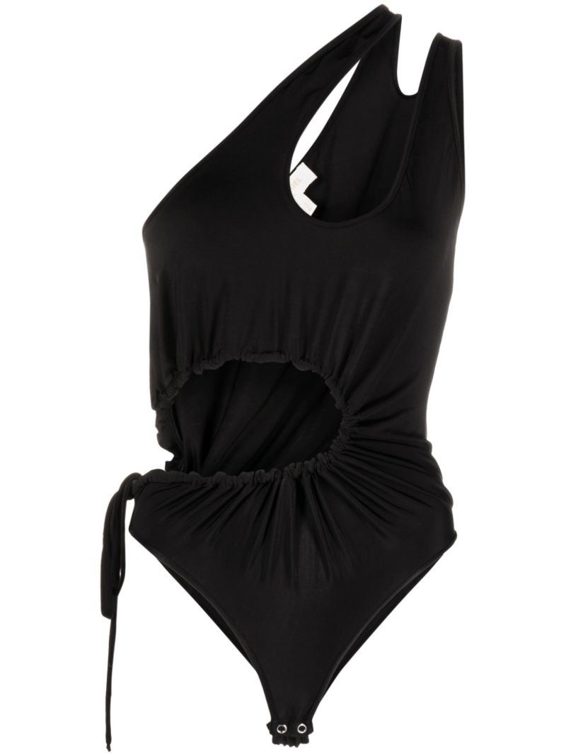 Black Cut-out Bodysuit