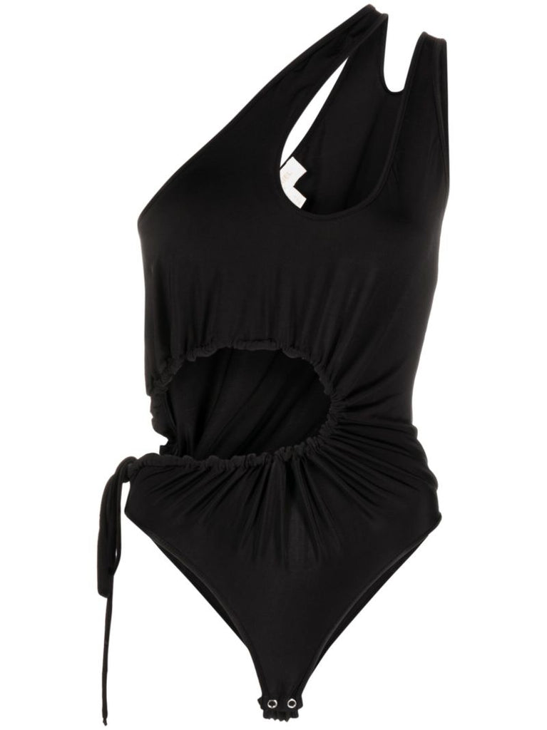 Black Cut-out Bodysuit