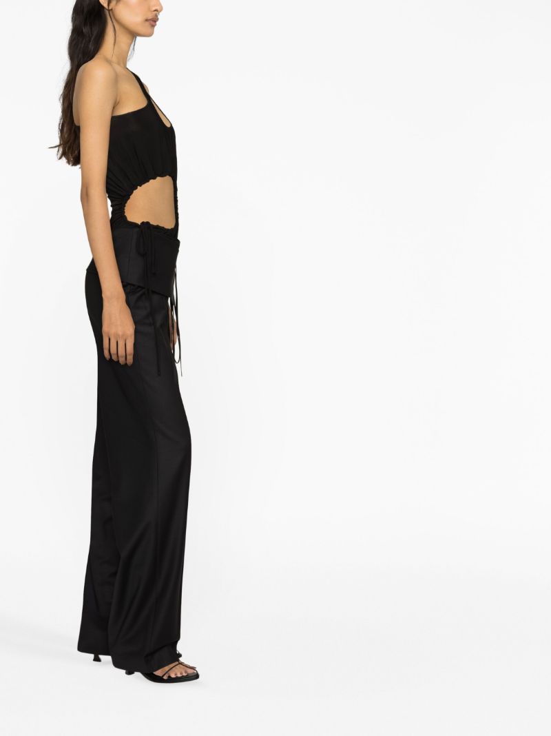 Black Cut-out Bodysuit