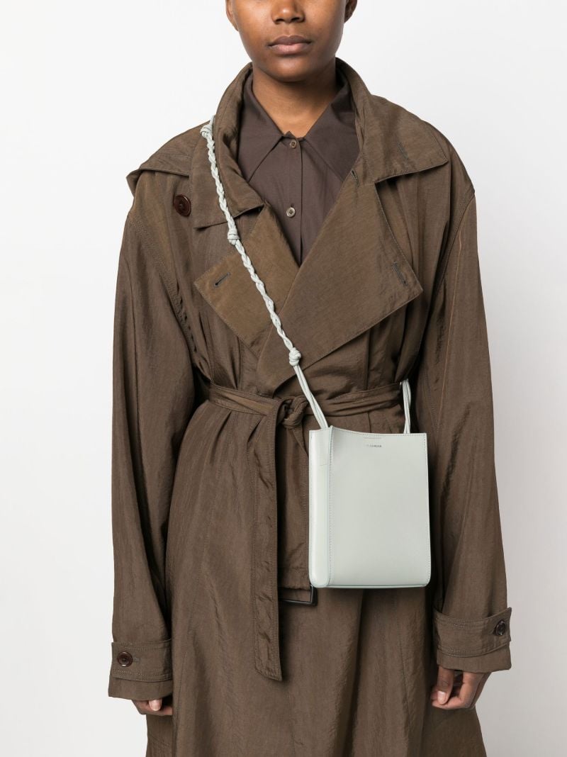 Green Tangle Small Leather Cross Body Bag