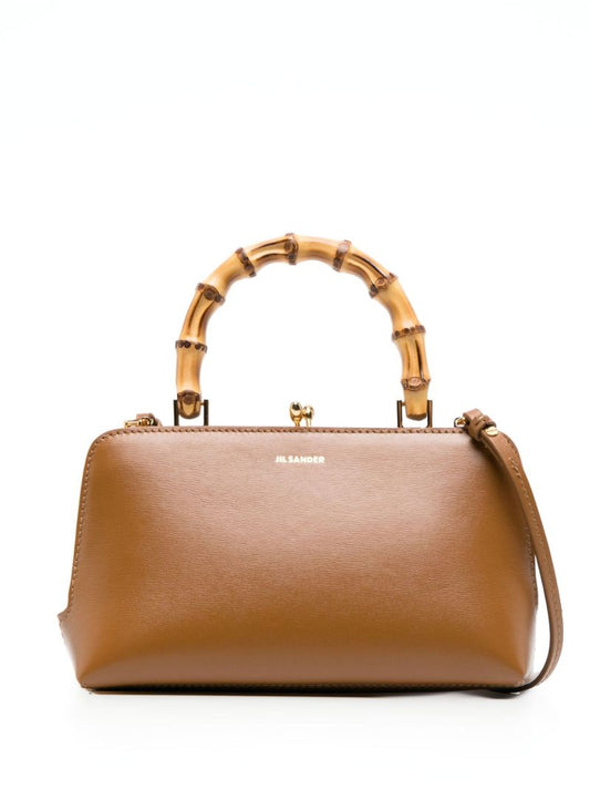 Brown Goji Bamboo Leather Mini Bag