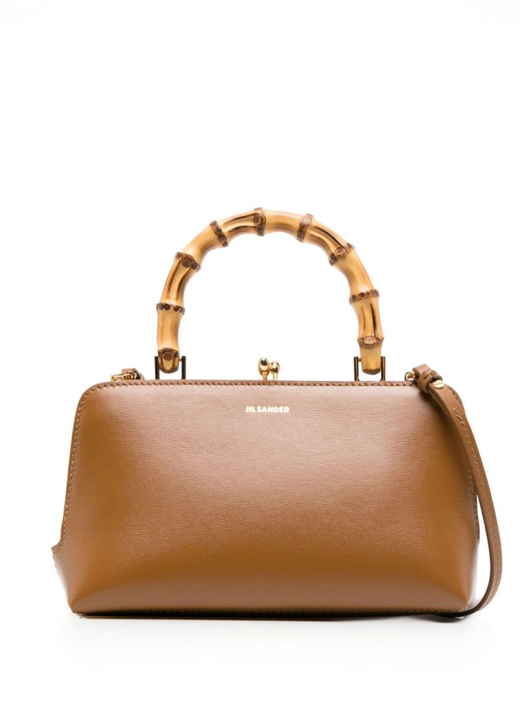 Brown Goji Bamboo Leather Mini Bag