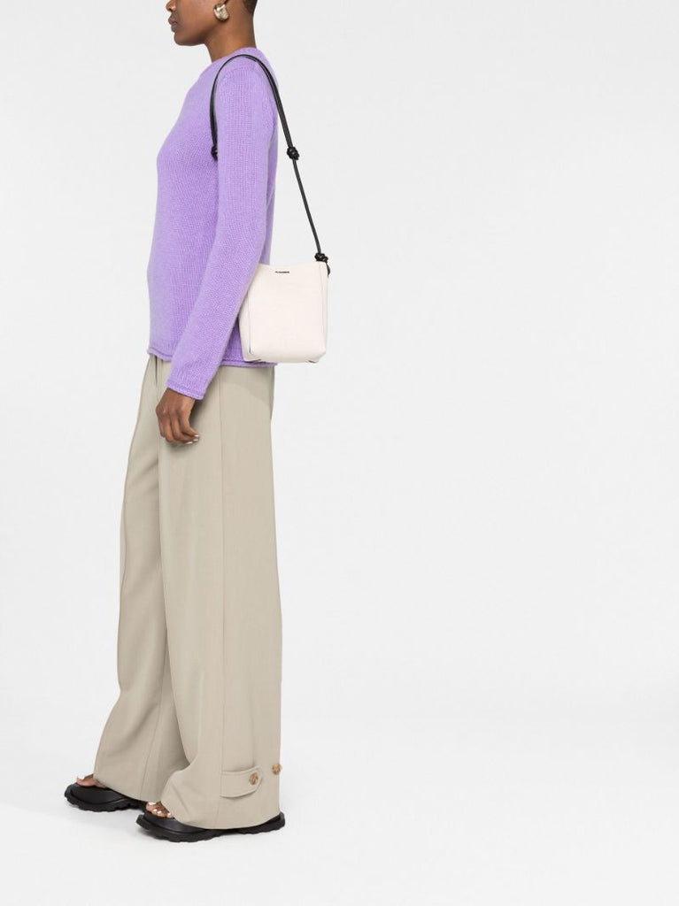 Neutral Knot Detail Shoulder Bag