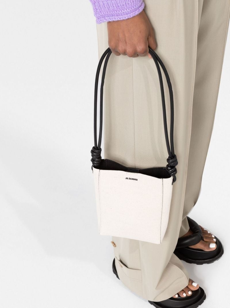 Neutral Knot Detail Shoulder Bag