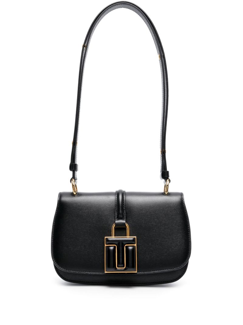 Black 001 Palmellato Leather Cross Body Bag