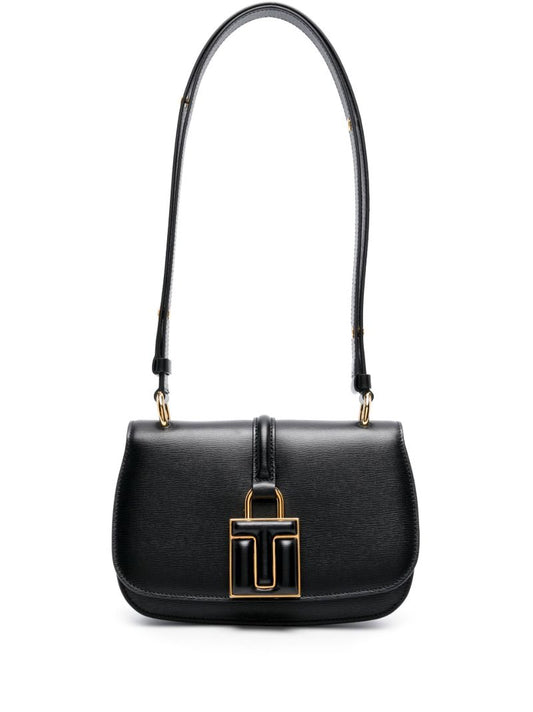 Black 001 Palmellato Leather Cross Body Bag