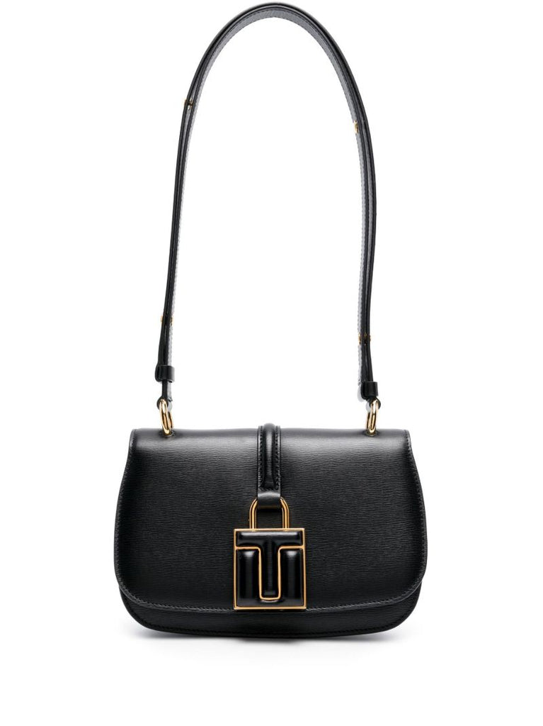Black 001 Palmellato Leather Cross Body Bag