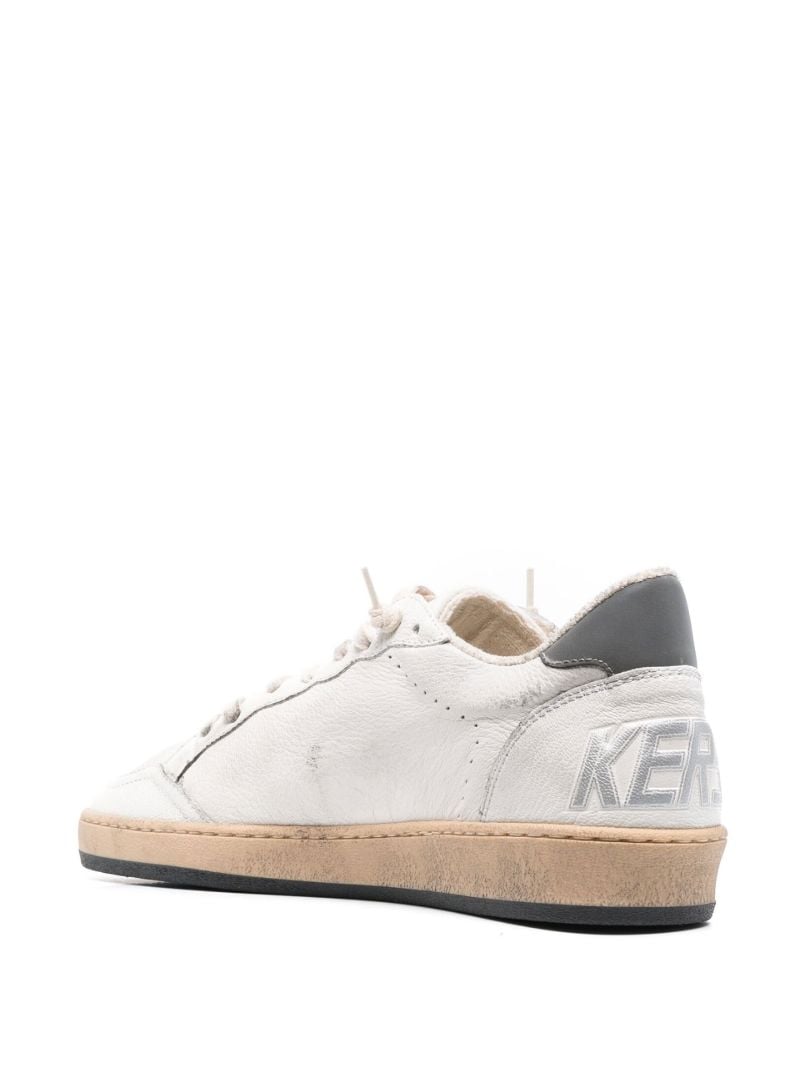 White Ball Star Leather Sneakers