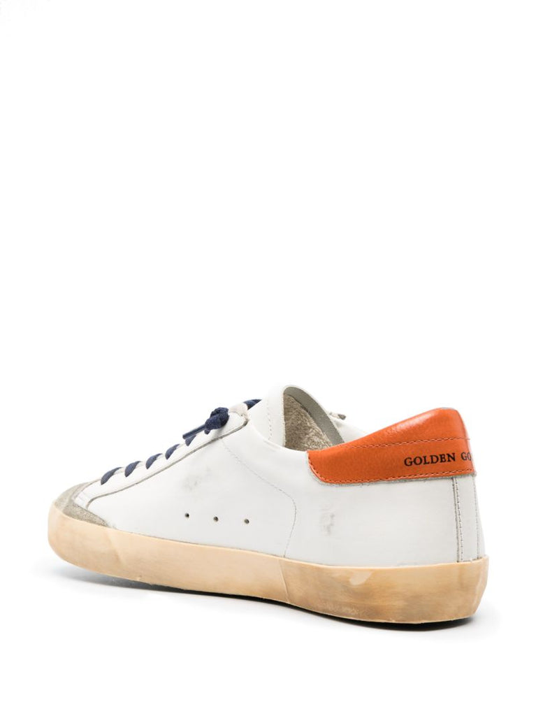 White Super-star Leather Sneakers