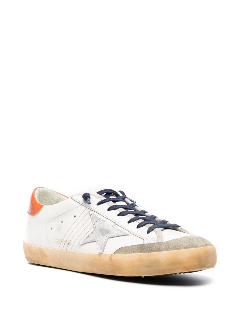 White Super-star Leather Sneakers