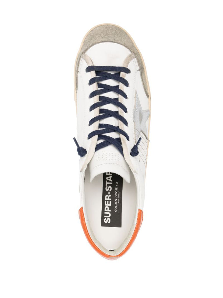 White Super-star Leather Sneakers