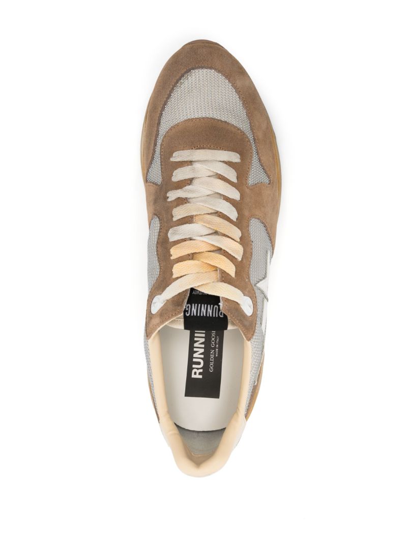 Neutral Running Sole Suede Sneakers