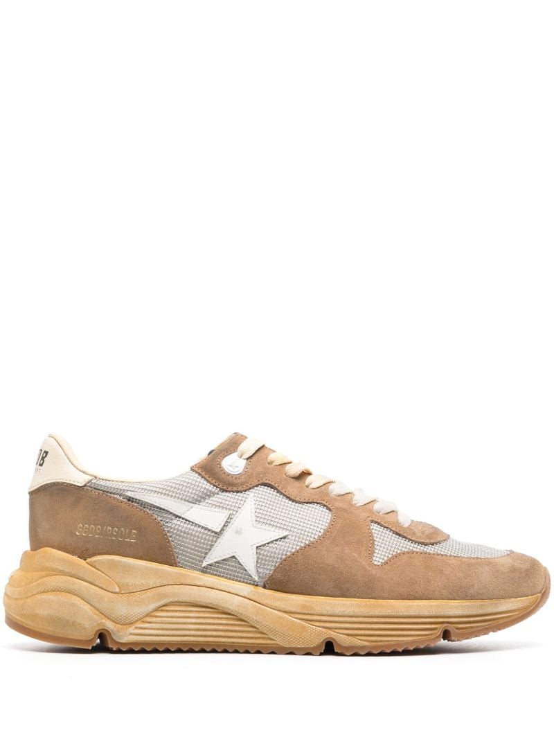 Neutral Running Sole Suede Sneakers