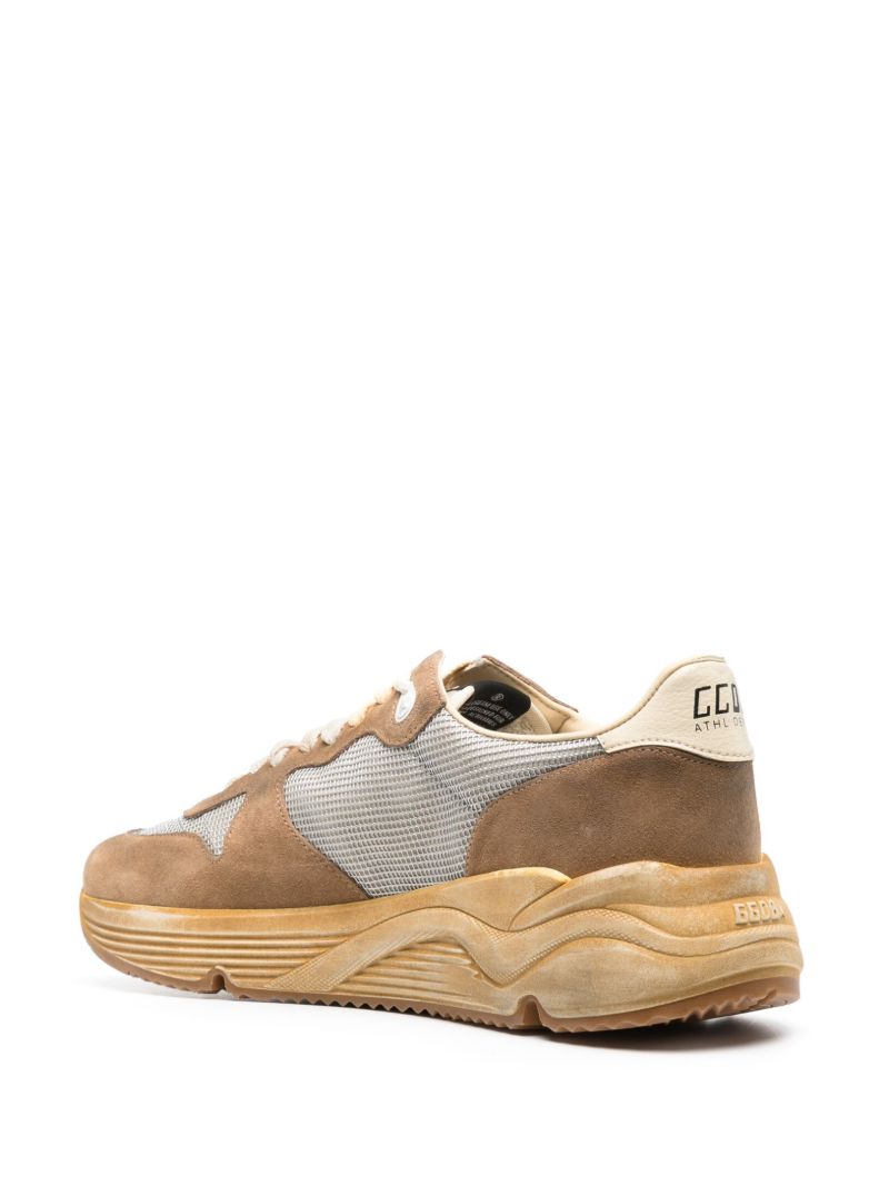 Neutral Running Sole Suede Sneakers