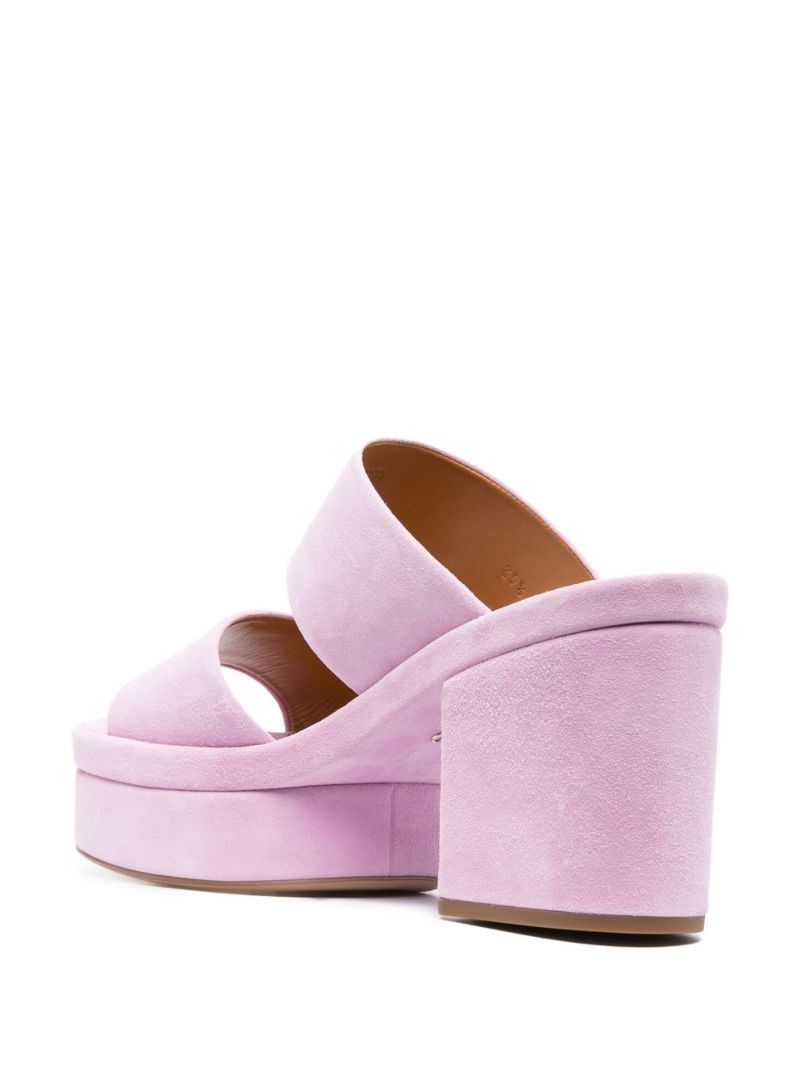 Purple Odina 65 Suede Sandals