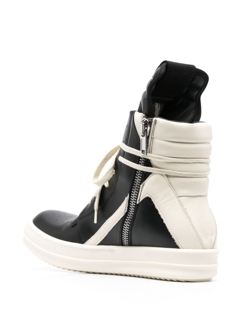 White Geobasket High Top Sneakers