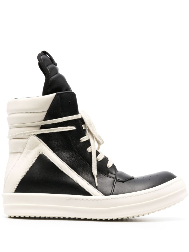 White Geobasket High Top Sneakers