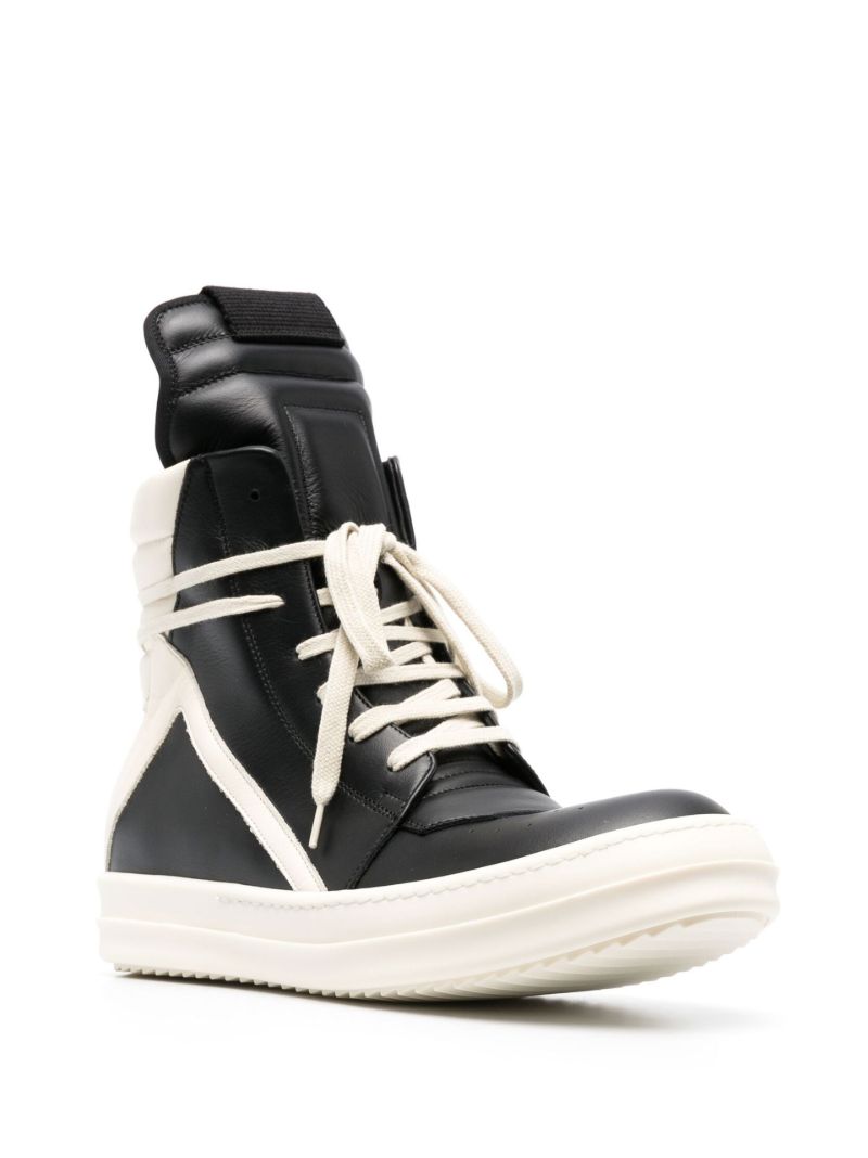 White Geobasket High Top Sneakers