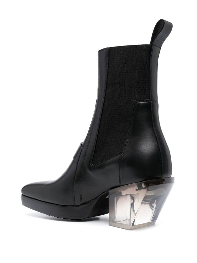 Black 75 Leather Western Boots